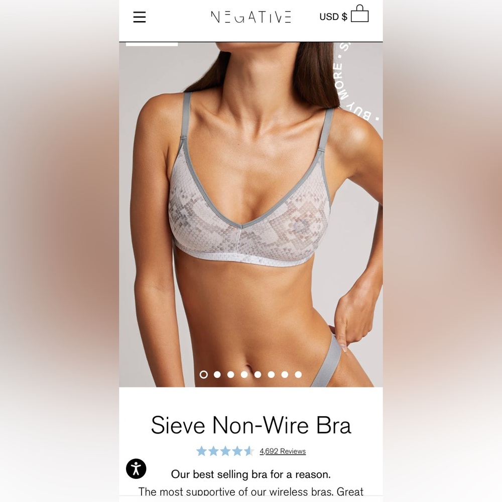 Negative Underwear - Wireless Bras - Bundle of 2
